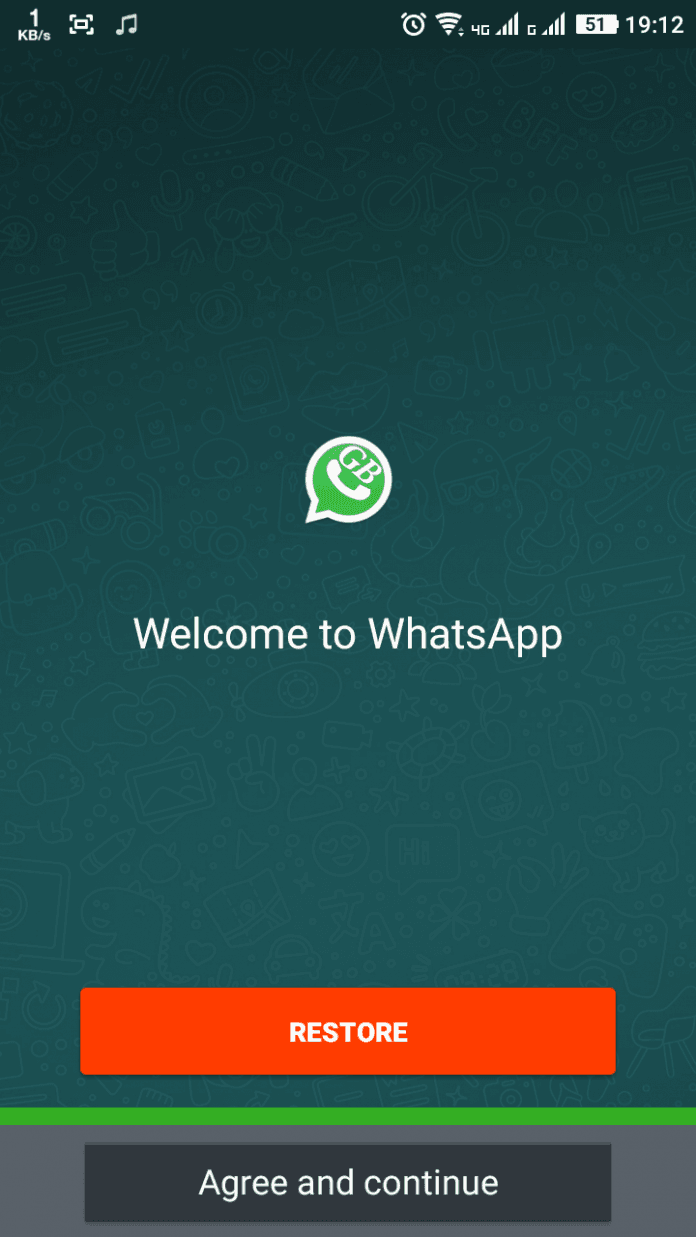 gb whatsapp open