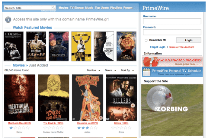 free movie websites to download