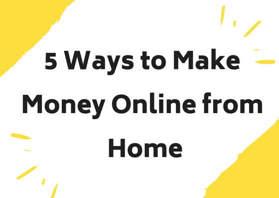 money online from home
